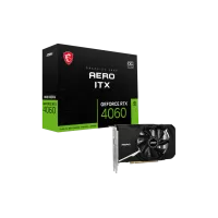 Placa Video MSI GeForce RTX 4060 AERO ITX 8G OC, 8GB GDDR6, 128 biti