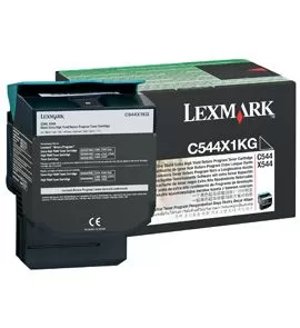 Cartus Laser Lexmark C544X1KG "Return Program" Negru de 6.000 pagini pentru C544 X544