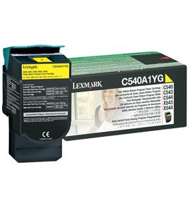 Cartus Laser Lexmark C540A1YG "Return Program" Yellow de 1.000 pagini pentru C540 C543 C544 X543 X544