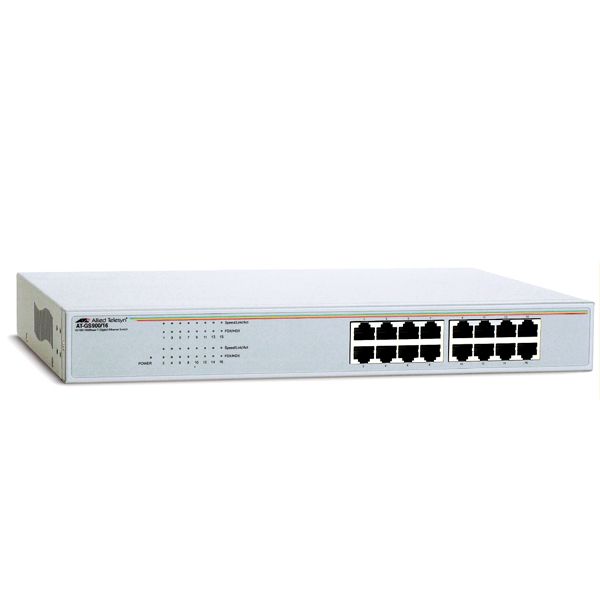 Switch Allied Telesis AT-GS900/16 fara management fara PoE 16x1000Mbps-RJ45