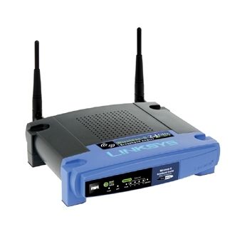 Router Linksys WRT54GL WAN: 1xEthernet WiFi: 802.11g-54Mbps