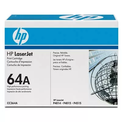 Cartus Laser HP CC364A Black Print Cartridge with Smart Printing Technology