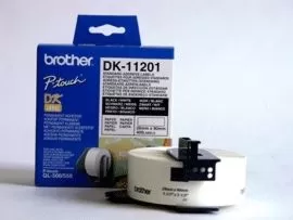 Etichete de hartie standard Brother DK11201 pentru adrese 29 mm x 90 mm negru/alb 400 buc