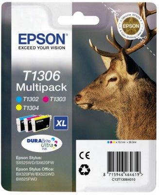 Pachet Cartuse Inkjet Epson T1306 C M Y