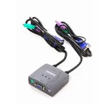 Switch KVM Edimax EK-PA2C 2 Porturi PS/2 si suport Audio (cabluri incluse)