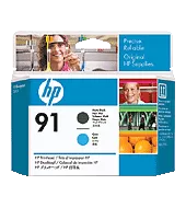 Cartus Inkjet HP 91 Photo Black si Light Cyan C9463A