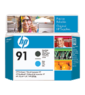 Cartus Inkjet HP 91 Light Magenta si Light Cyan C9462A