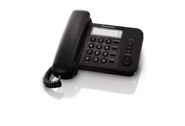 Telefon analogic cu memorie Panasonic KX-TS520FXB (Negru)