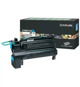 Cartus Laser Lexmark Cyan pentru C792 (20K) Return Program