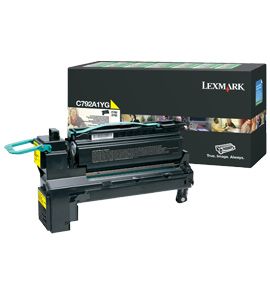 Cartus Laser Lexmark Yellow pentru C792 X792 (6K) Return Program