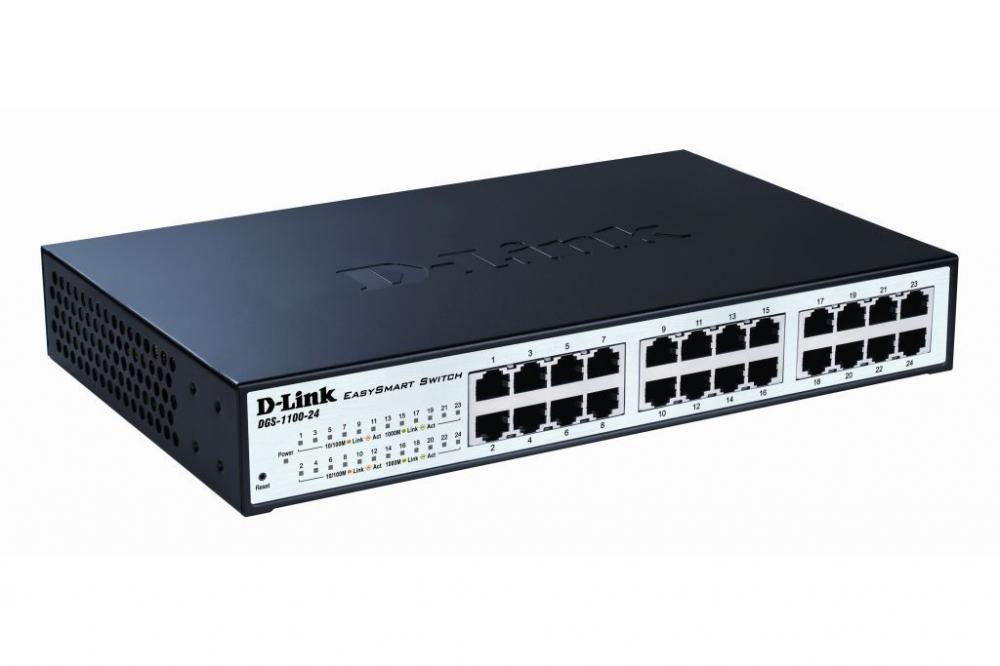 Switch D-Link DGS-1100-24 cu management fara PoE 24x1000Mbps-RJ45