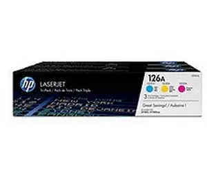 Pachet 3 Cartus Laser HP Cyan Magenta Yellow 126A (1K)