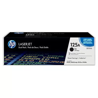 Pachet 2 Cartus Laser HP 125A Black (2.2k)