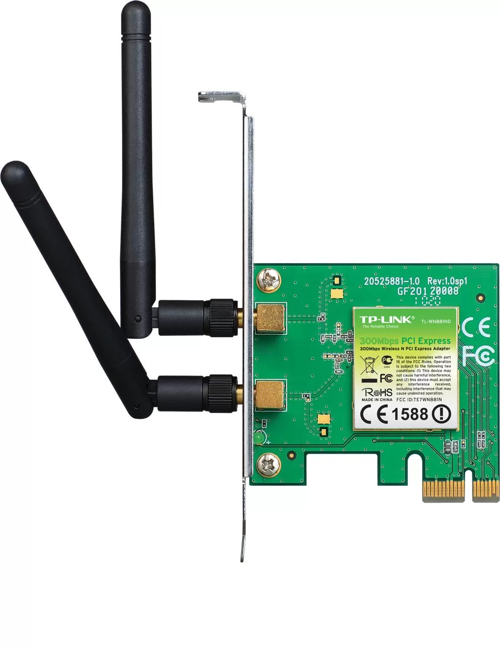 Placa de retea Tp-Link TL-WN881ND interfata calaculator: PCI-E x1 rata de tranfer pe retea: 802.11n-300Mbps