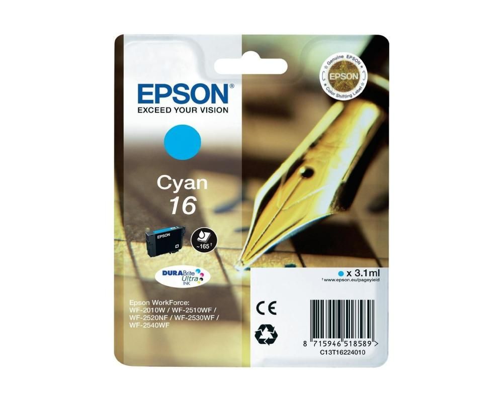 Cartus Inkjet Epson T16224010 INK 16 PEN Cyan SGPK