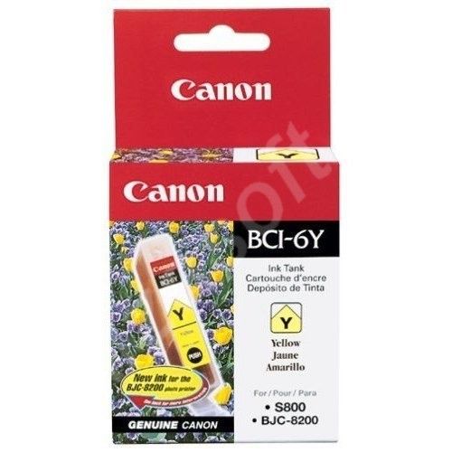 Cartus Inkjet Canon BCI6Y INK S800/i560/BJC8200 Yellow