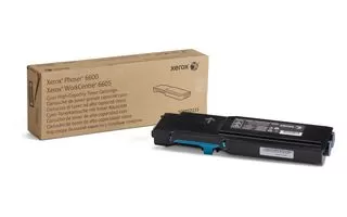 Cartus Toner Xerox pentru Phaser 6600 WorkCentre 6605 6000 pag Cyan