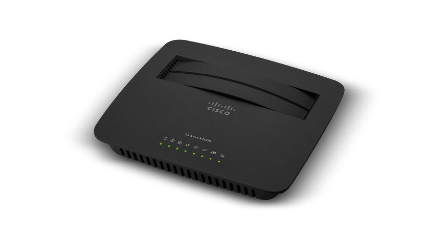 Router Linksys X1000 WAN: 1xEthernet + 1xADSL WiFi: 802.11n-300Mbps