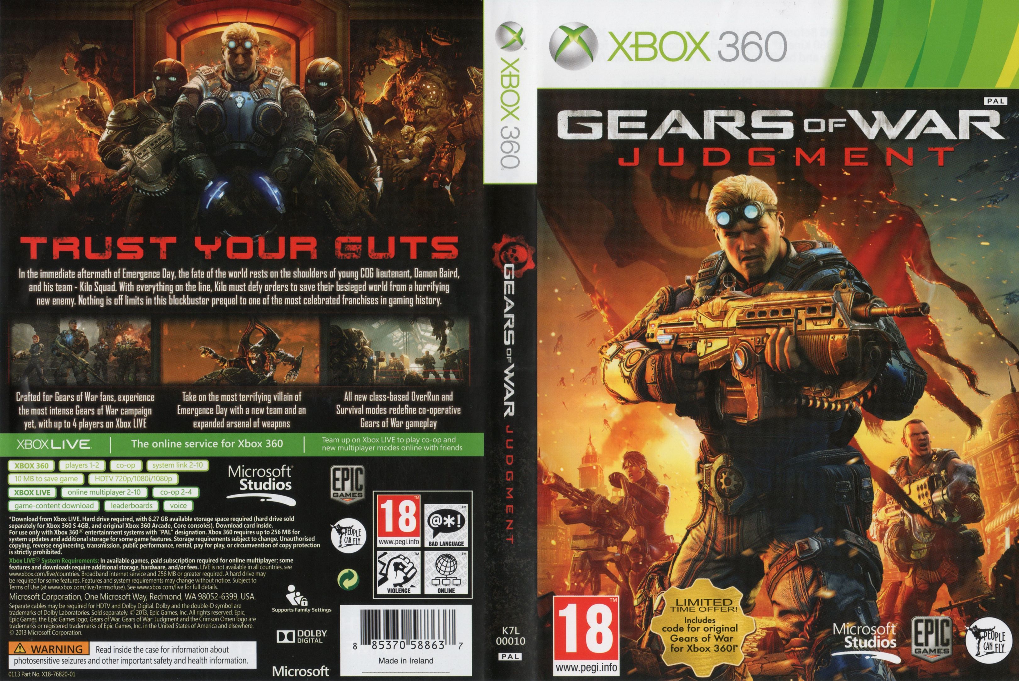 Gears of War Judgment Xbox360