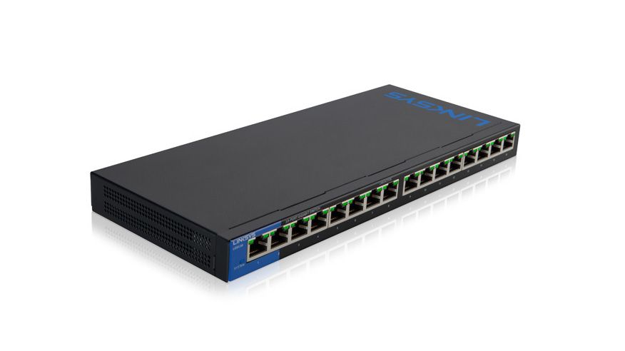 Switch Linksys LGS116P fara management cu PoE 16x1000Mbps-RJ45 (8xPoE+)