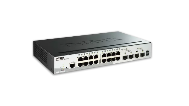 Switch D-Link DGS-1510-20 cu management fara PoE 16x1000Mbps-RJ45 + 2xSFP Gigabit + 2xSFP 10Gigabit