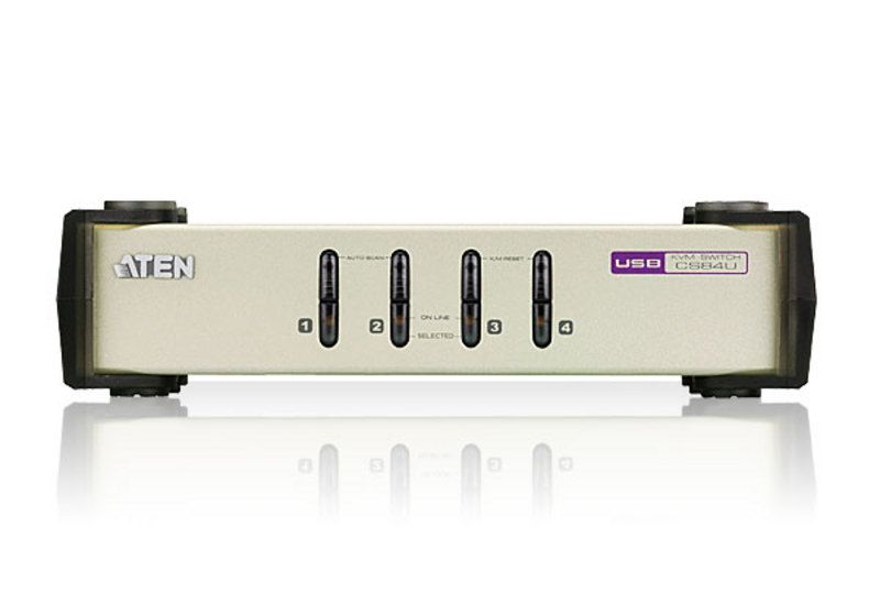 Switch KVM Aten CS84U nr de calculatoare conectate: 4 rezolutie: 2048x1536
