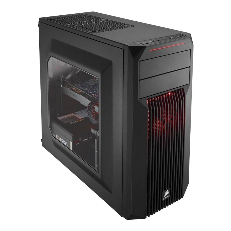 Carcasa PC Corsair Carbide Spec-02 Led Rosu