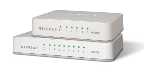 Switch Netgear FS208 fara management fara PoE 8x100Mbps-RJ45