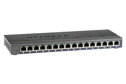 Switch Netgear GS116E cu management fara PoE 6x1000Mbps-RJ45