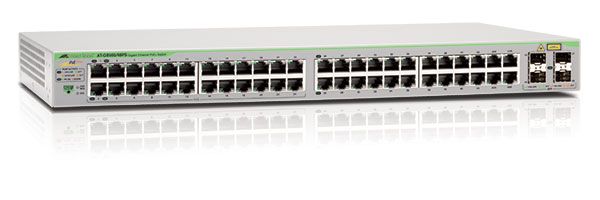 Switch Allied Telesis AT-GS950/48PS cu management cu PoE 48x1000Mbps-RJ45 (24xPoE+)+ 4xSFP