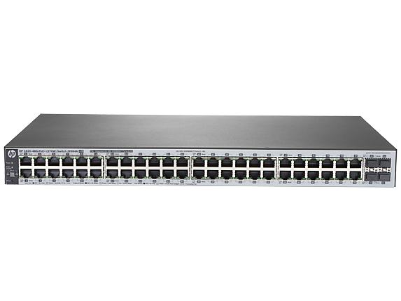 Switch HP 1820-48G-POE+ cu management cu PoE 48x1000Mbps-RJ45 (12xPoE+) + 4xSFP