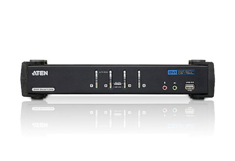 Switch KVM Aten CS1784A nr de calculatoare conectate: 4 rezolutie: 2560x1600