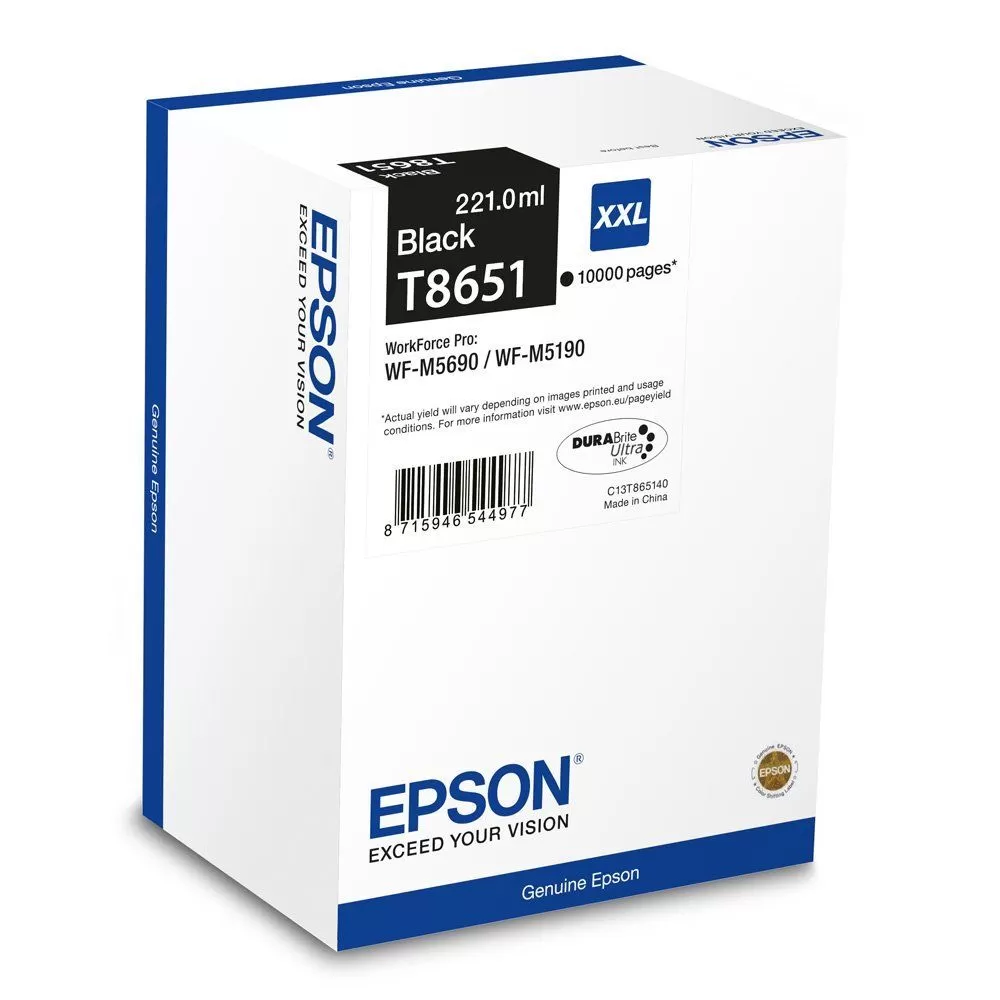 Cartus Ink Epson T865140 Black