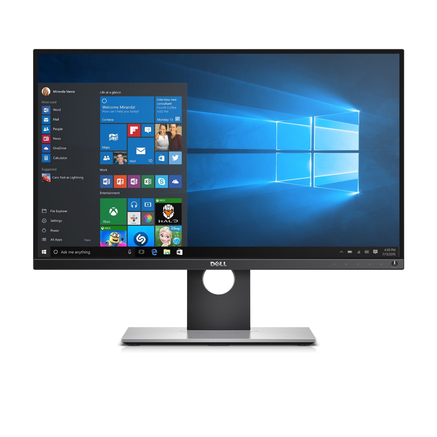 Monitor LED Dell UltraSharp UP2516D 25 QHD 2 x HDMI DisplayPort Negru/Argintiu