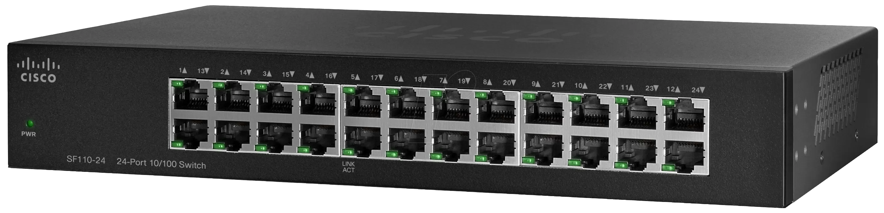 Switch Cisco SF110-24 fara management fara PoE 24x100Mbps-RJ45