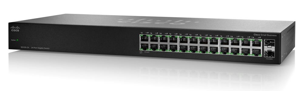 Switch Cisco SG110-24HP fara management cu PoE 24x1000Mbps-RJ45 (12xPoE)