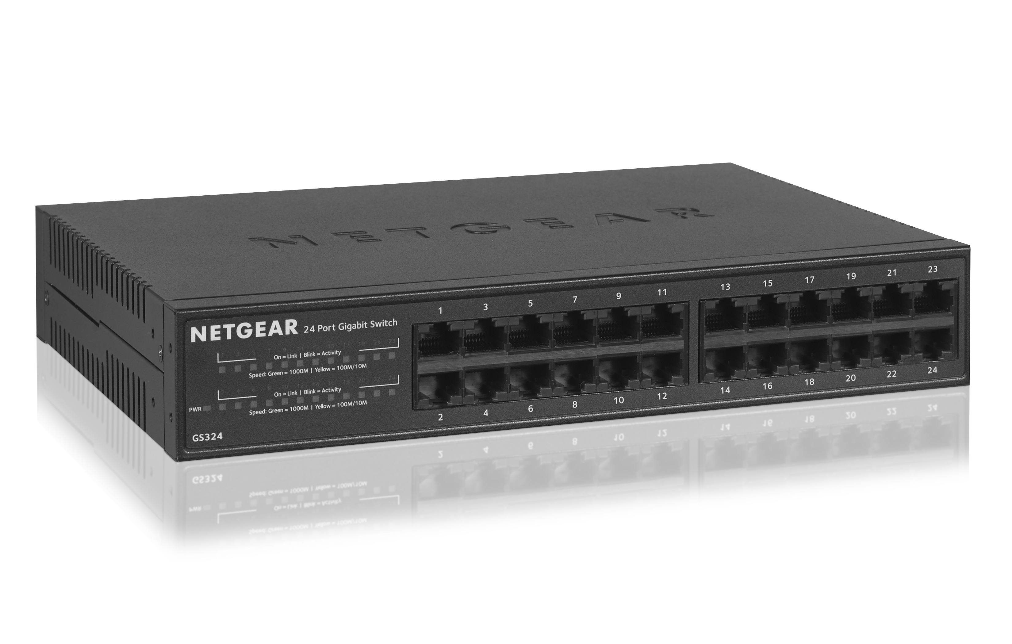 Switch Netgear GS324 fara management fara PoE 24x1000Mbps-RJ45