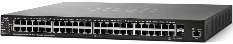 Switch Cisco SG350XG-48T cu management fara PoE 48x10GbE-RJ45 + 2x10GbE-RJ45 (sau 2xSFP+ (10GbE))