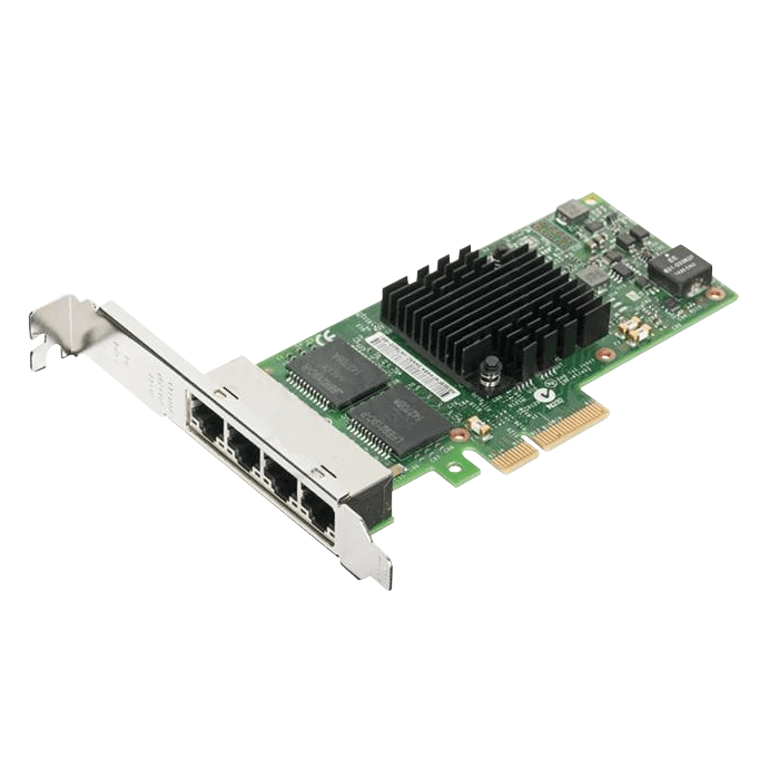 Placa de retea Intel I350-T4V2 interfata calaculator: PCI rata de tranfer pe retea: 1000Mbps