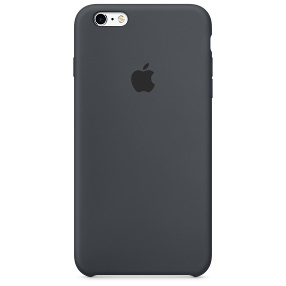 Husa Apple Silicone Case pentru iPhone 6s Negru Charcoal