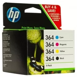 Pachet 4 cartuse inkjet HP 364