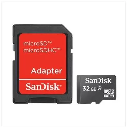 Card de memorie SanDisk Micro SDHC 32GB Class 4 Adapter