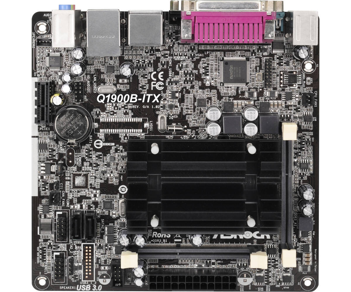 Placa de baza ASRock Q1900B-ITX Procesor Integrat Intel Celeron J1900