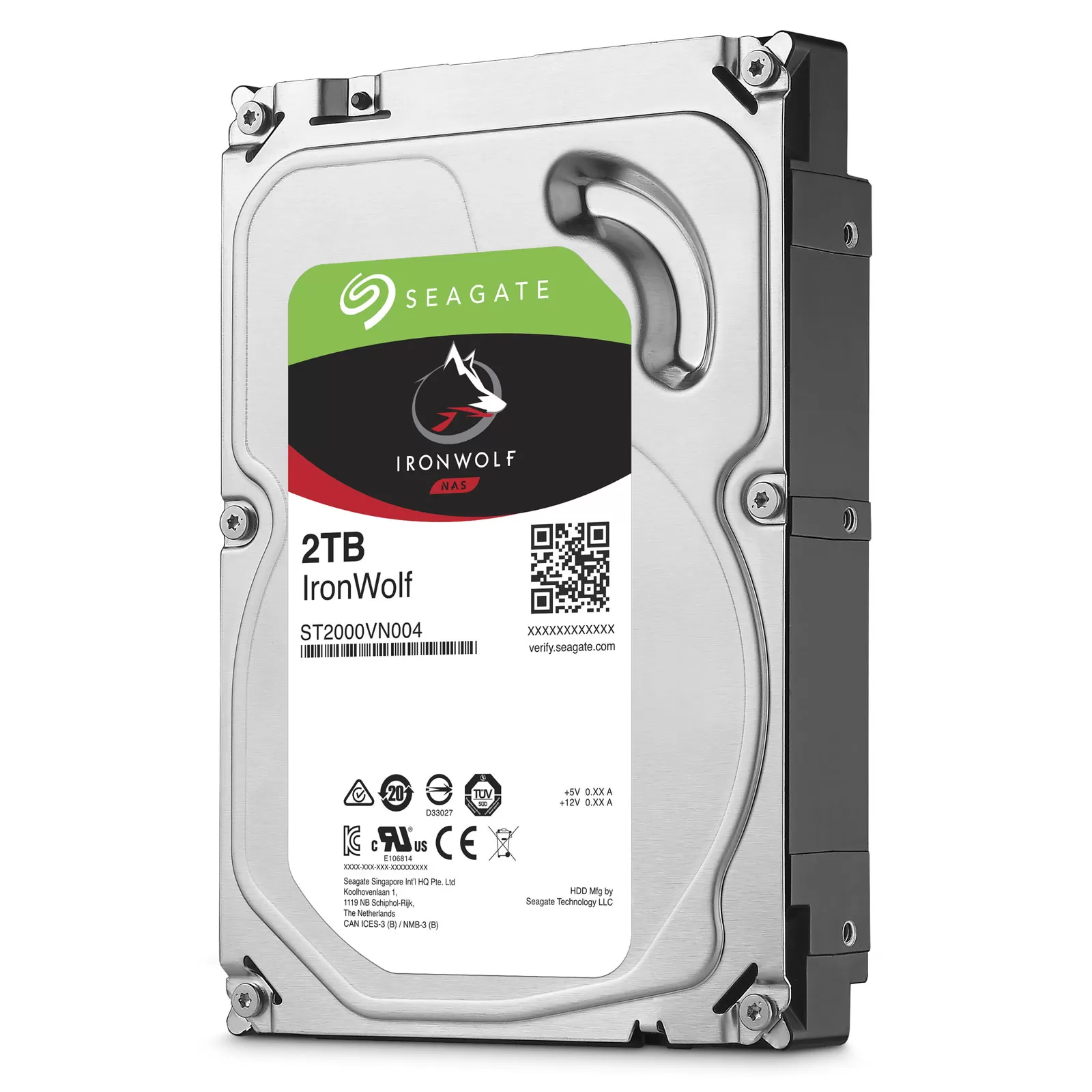 Hard Disk Desktop Seagate IronWolf 2TB 5900RPM 64MB SATA III