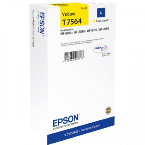 Cartus inkjet Epson T756440 Yellow Size L