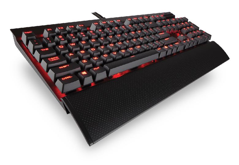 Tastatura Gaming Corsair K70 LUX Mechanical Red LED - Cherry MX Red US Version