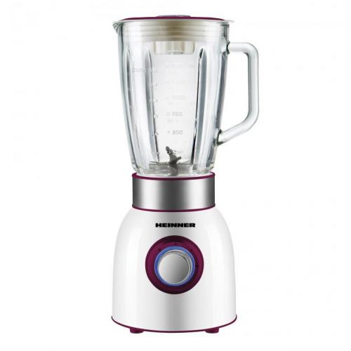 Blender de masa Heinner HBL-1000 1000W 2 viteze Alb/Visiniu