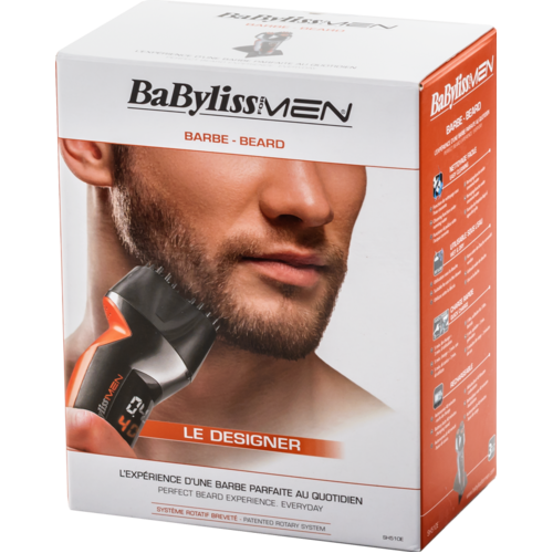 Aparat de tuns Babyliss SH510E Beard Designer 50 trepte de taiere Negru