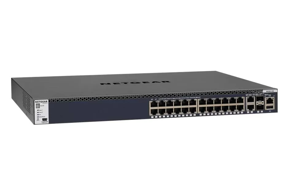 Switch Netgear M4300-28G cu management 24x1G 2x10G 2xSFP+ stackabil