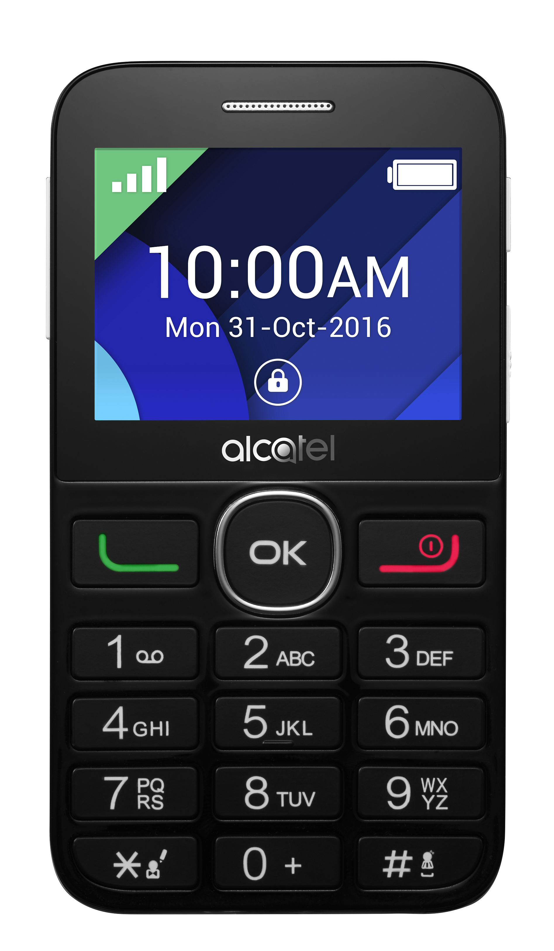 Telefon Mobil Alcatel 2008G Single SIM Black/White